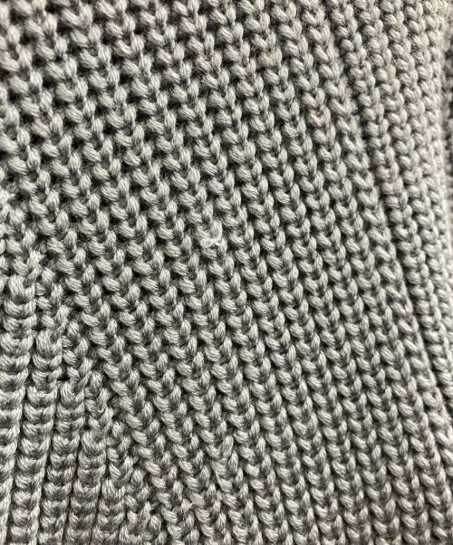 BATONER（バトナ―）BATONER (バトナ―) SIGNATURE CREW NECK/シグネチャーニット ブルー サイズ:2の古着・服飾アイテム