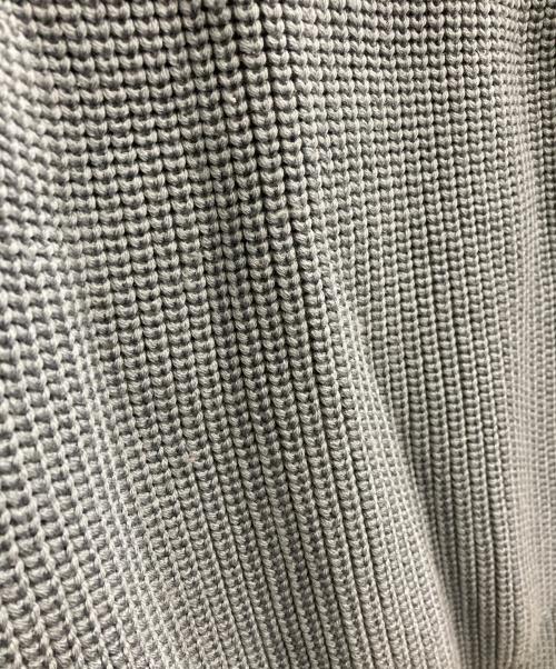 BATONER（バトナ―）BATONER (バトナ―) SIGNATURE CREW NECK/シグネチャーニット ブルー サイズ:2の古着・服飾アイテム