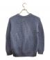 BATONER (バトナ―) SIGNATURE CREW NECK/シグネチャーニット ブルー サイズ:2：12000円