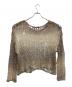 Jaded London (ジェイデッドロンドン) グラデーション メッシュニット ベージュ×ブラウン サイズ:L：8000円