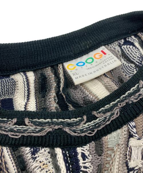 Coogi（クージー）Coogi (クージー) 3Dニット マルチカラー サイズ:XLの古着・服飾アイテム