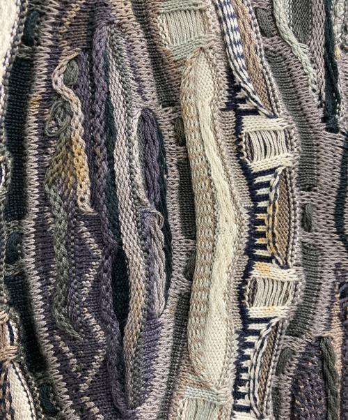 Coogi（クージー）Coogi (クージー) 3Dニット マルチカラー サイズ:XLの古着・服飾アイテム