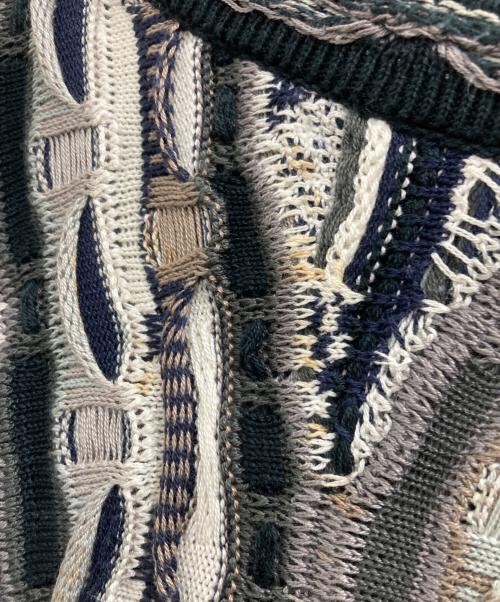 Coogi（クージー）Coogi (クージー) 3Dニット マルチカラー サイズ:XLの古着・服飾アイテム