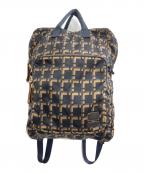 PORTER×MARNIポーター×マルニ）の古着「コラボ バックパック/CONVERTIBLE RUCK」｜ネイビー×グリーン