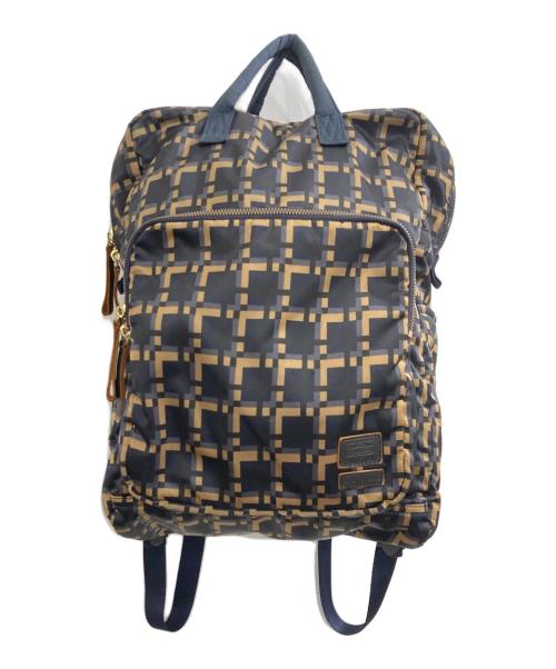 PORTER（ポーター）PORTER (ポーター) MARNI (マルニ) コラボ バックパック/CONVERTIBLE RUCK ネイビー×グリーンの古着・服飾アイテム