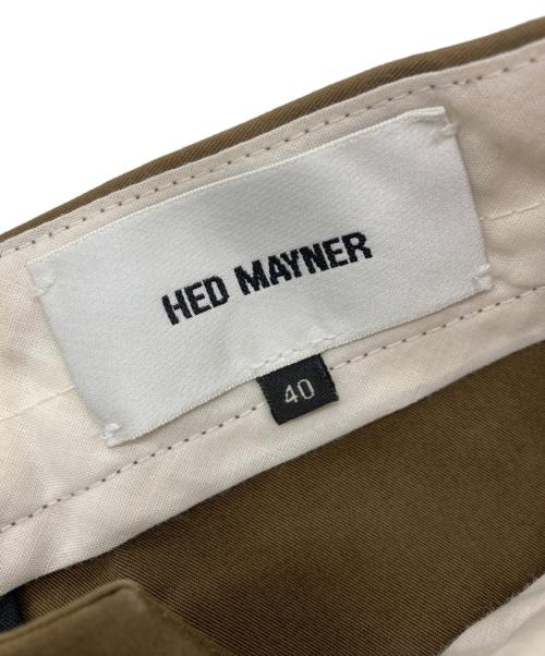 Hed Mayner（ヘド メイナー）Hed Mayner (ヘド メイナー) 6PLEAT PANT/6プリーツパンツ オリーブ サイズ:40の古着・服飾アイテム