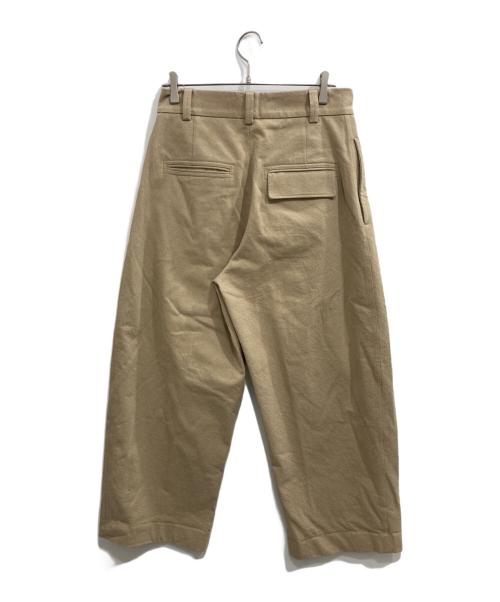 STUDIO NICHOLSON（スタジオ ニコルソン）STUDIO NICHOLSON (スタジオ ニコルソン) BUSHEL VOLUME PANTS/ボリューム　パンツブッシェル キャメル サイズ:Sの古着・服飾アイテム