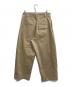 STUDIO NICHOLSON (スタジオ ニコルソン) BUSHEL VOLUME PANTS/ボリューム　パンツブッシェル キャメル サイズ:S：8000円