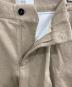 中古・古着 STUDIO NICHOLSON (スタジオ ニコルソン) BUSHEL VOLUME PANTS/ボリューム　パンツブッシェル キャメル サイズ:S：8000円