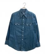 RE-PURPOSEリパーパス）の古着「DENIM WESTERN SHIRT/デニム ウエスタンシャツ」｜インディゴ