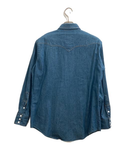 RE-PURPOSE（リパーパス）RE-PURPOSE　 (リパーパス) DENIM WESTERN SHIRT/デニム ウエスタンシャツ インディゴ サイズ:Mの古着・服飾アイテム