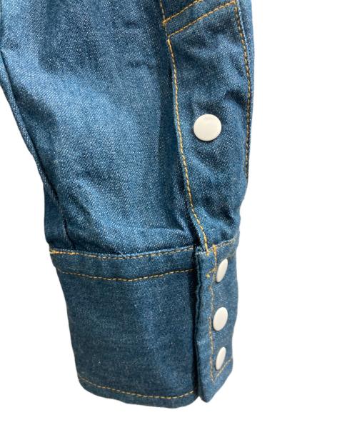 RE-PURPOSE（リパーパス）RE-PURPOSE　 (リパーパス) DENIM WESTERN SHIRT/デニム ウエスタンシャツ インディゴ サイズ:Mの古着・服飾アイテム