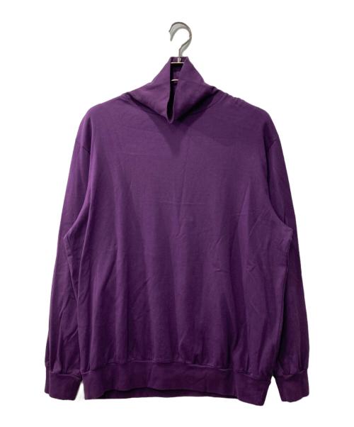 blurhms ROOTSTOCK（ブラームスルーツストック）blurhms ROOTSTOCK (ブラームスルーツストック) ハイネックカットソー パープル サイズ:2の古着・服飾アイテム