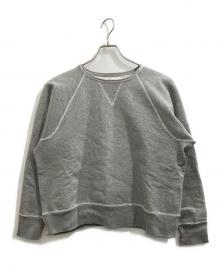 RE-PURPOSE（リパーパス）の古着「fr neck sweat sh/スウェット」｜グレー