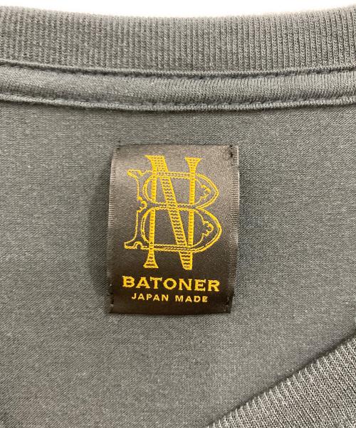 BATONER（バトナ―）BATONER　 (バトナ―) DRY WOOL LONG T-SHIRT/ドライウール ロンT チャコールグレー サイズ:2の古着・服飾アイテム