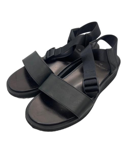 FOOTWORKS（フットワークス）FOOTWORKS　 (フットワークス) LEATHER SANDAL/レザーサンダル ブラック サイズ:25.5cmの古着・服飾アイテム