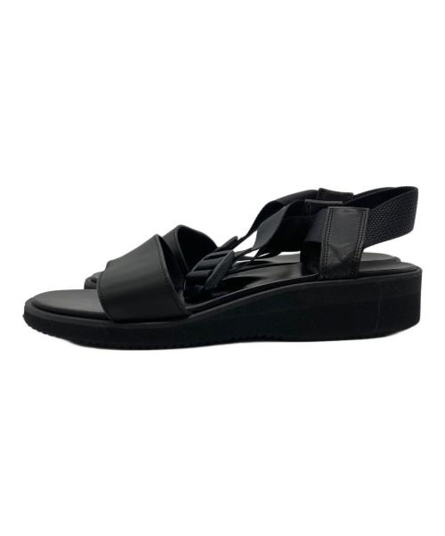 FOOTWORKS（フットワークス）FOOTWORKS　 (フットワークス) LEATHER SANDAL/レザーサンダル ブラック サイズ:25.5cmの古着・服飾アイテム