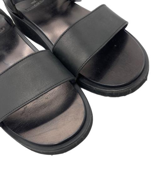 FOOTWORKS（フットワークス）FOOTWORKS　 (フットワークス) LEATHER SANDAL/レザーサンダル ブラック サイズ:25.5cmの古着・服飾アイテム