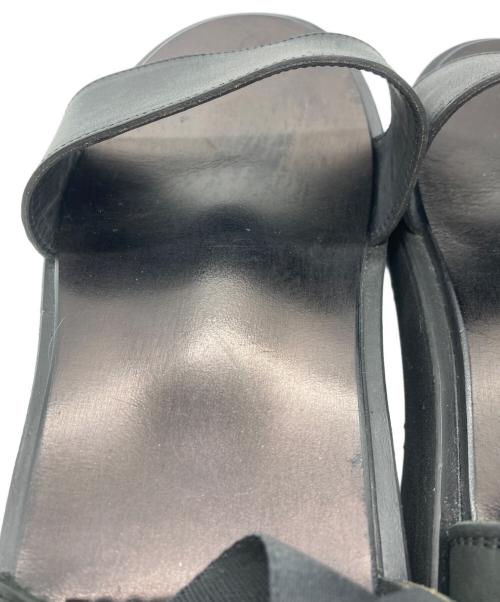 FOOTWORKS（フットワークス）FOOTWORKS　 (フットワークス) LEATHER SANDAL/レザーサンダル ブラック サイズ:25.5cmの古着・服飾アイテム