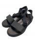 FOOTWORKS　（フットワークス）の古着「LEATHER SANDAL/レザーサンダル」｜ブラック