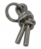 BOTTEGA VENETAボッテガベネタ）の古着「ノットメタル キーリング」｜シルバー