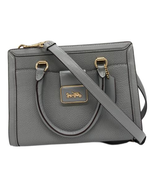 COACH（コーチ）COACH (コーチ) グレース キャリーオール ショルダーバッグ グレーの古着・服飾アイテム