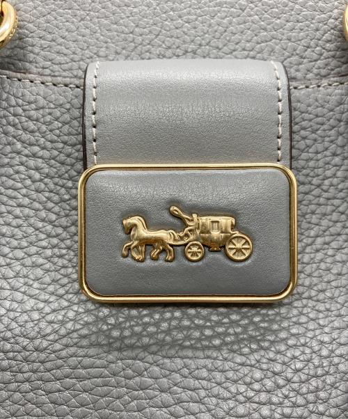 COACH（コーチ）COACH (コーチ) グレース キャリーオール ショルダーバッグ グレーの古着・服飾アイテム