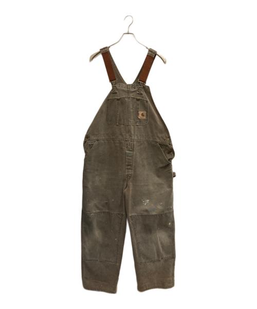CarHartt（カーハート）CarHartt (カーハート) ダック オーバーオール ブラウン サイズ:42×30の古着・服飾アイテム