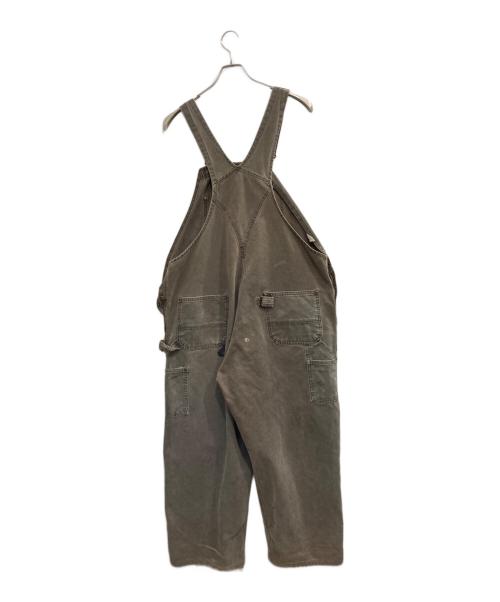 CarHartt（カーハート）CarHartt (カーハート) ダック オーバーオール ブラウン サイズ:42×30の古着・服飾アイテム