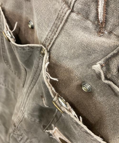 CarHartt（カーハート）CarHartt (カーハート) ダック オーバーオール ブラウン サイズ:42×30の古着・服飾アイテム