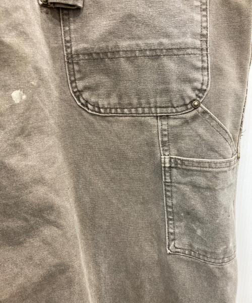 CarHartt（カーハート）CarHartt (カーハート) ダック オーバーオール ブラウン サイズ:42×30の古着・服飾アイテム
