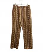 Needlesニードルズ）の古着「トラックパンツ/Track Pant-Poly Jacquard」｜ブラウン