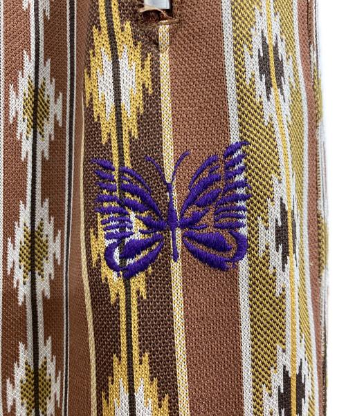 Needles（ニードルズ）Needles (ニードルズ) トラックパンツ/Track Pant-Poly Jacquard ブラウン サイズ:Lの古着・服飾アイテム