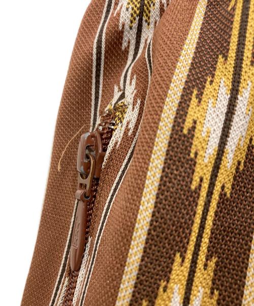 Needles（ニードルズ）Needles (ニードルズ) トラックパンツ/Track Pant-Poly Jacquard ブラウン サイズ:Lの古着・服飾アイテム