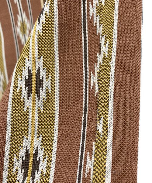 Needles（ニードルズ）Needles (ニードルズ) トラックパンツ/Track Pant-Poly Jacquard ブラウン サイズ:Lの古着・服飾アイテム