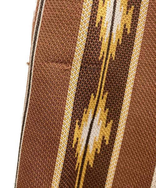 Needles（ニードルズ）Needles (ニードルズ) トラックパンツ/Track Pant-Poly Jacquard ブラウン サイズ:Lの古着・服飾アイテム