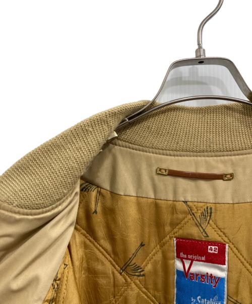 Varsity by Catalina（バーシティ バイ カタリーナ）Varsity by Catalina (バーシティ バイ カタリーナ) 70's ダービージャケット ベージュ サイズ:42の古着・服飾アイテム