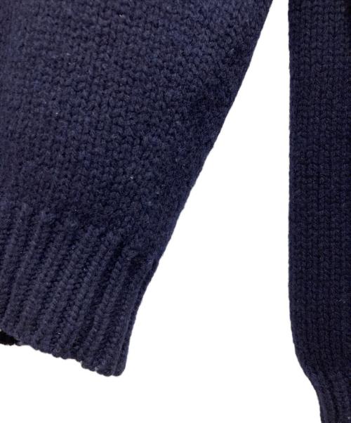 PRADA（プラダ）PRADA (プラダ) シェットランド タートルネックニット ネイビー サイズ:46の古着・服飾アイテム