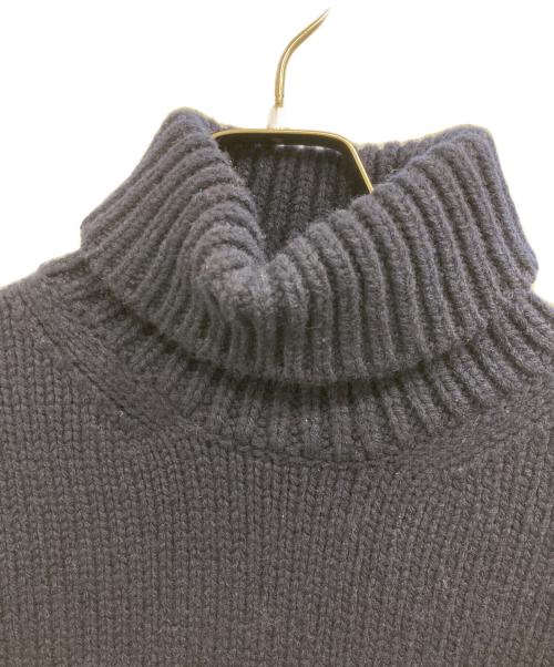 PRADA（プラダ）PRADA (プラダ) シェットランド タートルネックニット ネイビー サイズ:46の古着・服飾アイテム