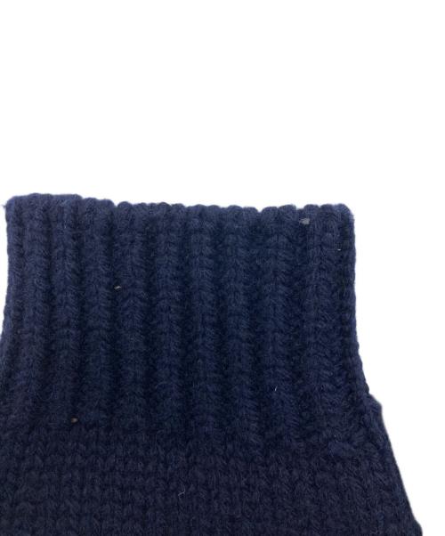 PRADA（プラダ）PRADA (プラダ) シェットランド タートルネックニット ネイビー サイズ:46の古着・服飾アイテム