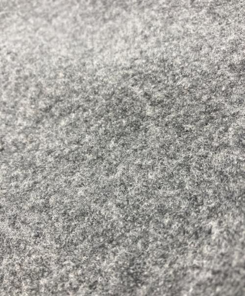 LOEWE（ロエベ）LOEWE (ロエベ) ドローストリング レザーパッチ ウールトラウザー グレー サイズ:42の古着・服飾アイテム