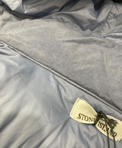 STONE ISLAND（ストーンアイランド）STONE ISLAND (ストーンアイランド) NYLON METAL IN ECONYL ANTI-DROP HOODED DOWN JACKET/ナイロンメタル ダウンジャケット ブルー サイズ:Mの古着・服飾アイテム