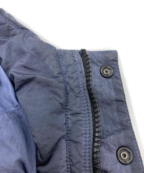 STONE ISLAND（ストーンアイランド）STONE ISLAND (ストーンアイランド) NYLON METAL IN ECONYL ANTI-DROP HOODED DOWN JACKET/ナイロンメタル ダウンジャケット ブルー サイズ:Mの古着・服飾アイテム