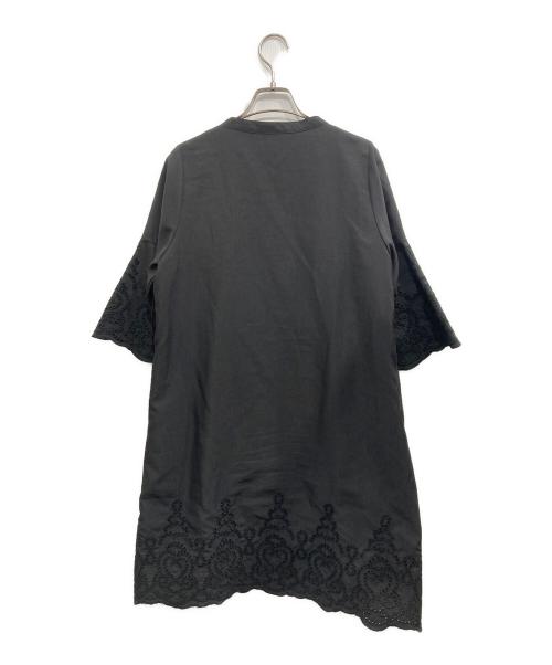 HER LIP TO（ハーリップトゥ）HER LIP TO (ハーリップトゥ) Embroidery Poplin Mini Dress ブラック サイズ:Mの古着・服飾アイテム