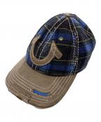 TRUE RELIGIONトゥルー レリジョン）の古着「キャップ」｜グレー