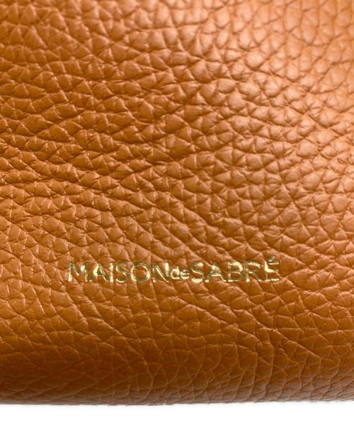 MAISON de SABRE（メゾン ド サブレ）MAISON de SABRE (メゾン ド サブレ) バケットソフトトートバッグ ブラウンの古着・服飾アイテム