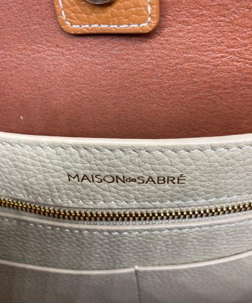 MAISON de SABRE（メゾン ド サブレ）MAISON de SABRE (メゾン ド サブレ) バケットソフトトートバッグ ブラウンの古着・服飾アイテム