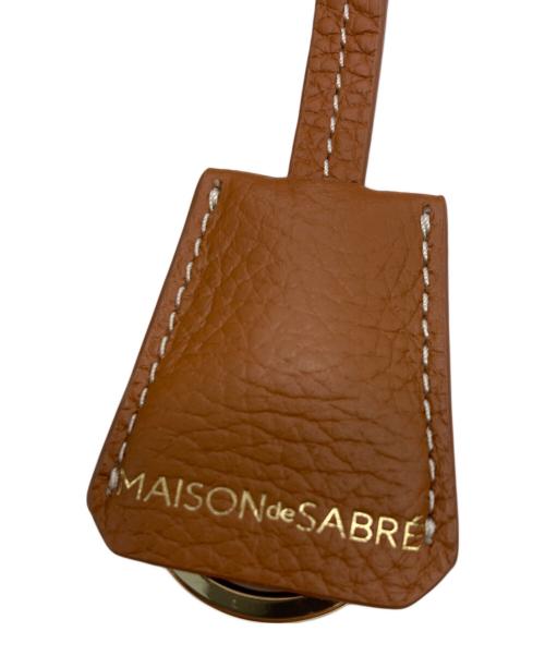MAISON de SABRE（メゾン ド サブレ）MAISON de SABRE (メゾン ド サブレ) バケットソフトトートバッグ ブラウンの古着・服飾アイテム
