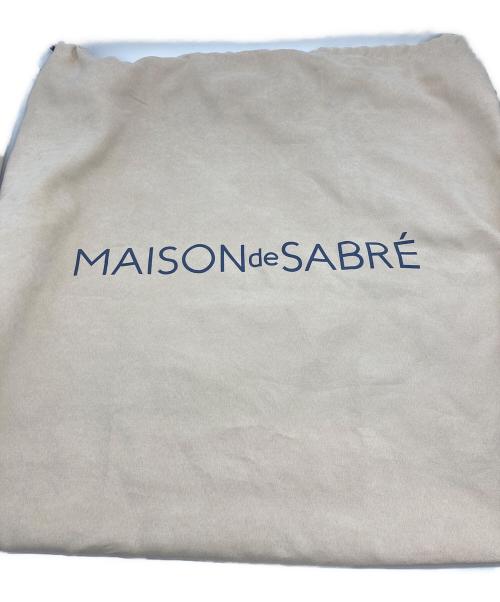 MAISON de SABRE（メゾン ド サブレ）MAISON de SABRE (メゾン ド サブレ) バケットソフトトートバッグ ブラウンの古着・服飾アイテム
