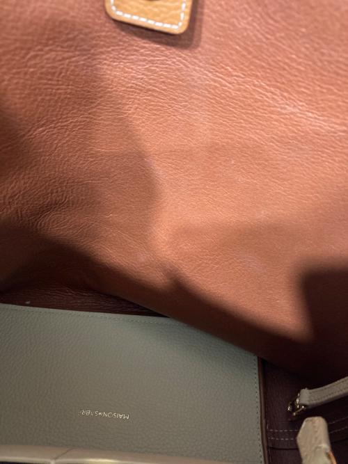 MAISON de SABRE（メゾン ド サブレ）MAISON de SABRE (メゾン ド サブレ) バケットソフトトートバッグ ブラウンの古着・服飾アイテム